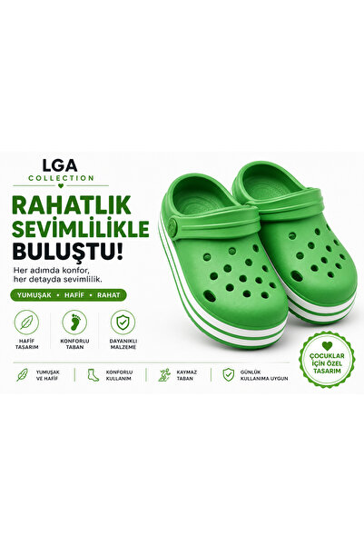 aag tekstil Kız Çocuk Cross Terlik 31 - 35 Numara Eva Taban Yeni Sezon