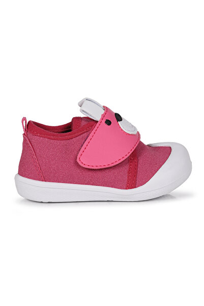 Kiko Kids Winni Cırtlı Kız Bebek İlk Adım Panduf Ayakkabı