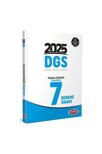 Anka Yayınları Data Yayınları 2025 Dgs Tamamı Çözümlü 7 Deneme Sınavı