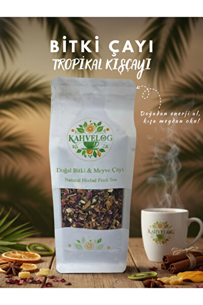 KAHVELOG Tropikal(Meyveli) Kış Çayı250gr(Doğal Kurutulmuş, Katkısız)