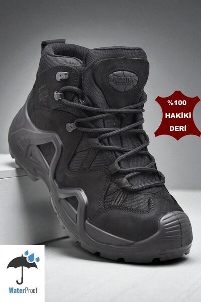 ISPARTALILAR 1492 Ortopedik Taban SU GEÇİRMEZ Hakiki Deri Outdoor Erkek Bot A...