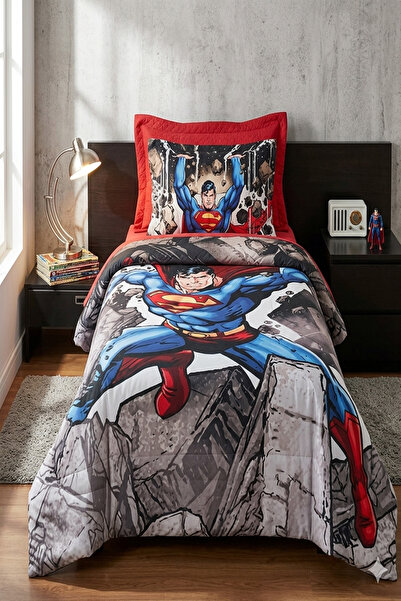 Özdilek OUTLET Set de husă de pilotă matlasată pentru o persoană Superman