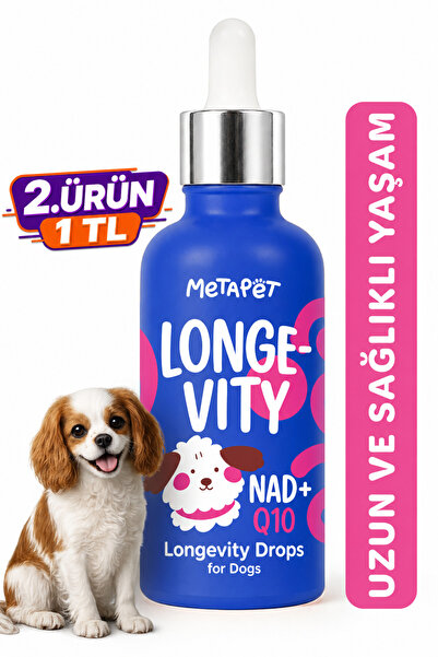 Metapet Köpekler için Longevity-Sağlıklı Uzun Yaşam Damlası, Genel Sağlık Des...