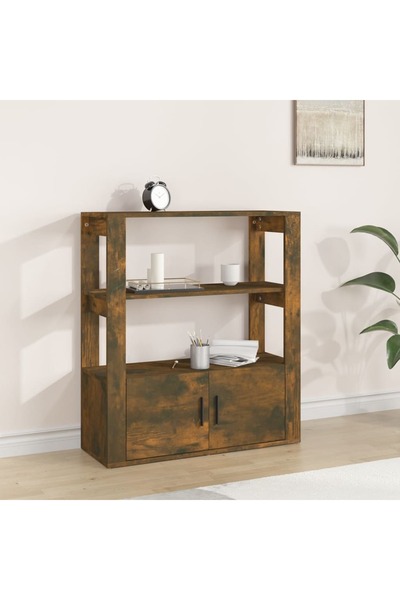 Concept Servantă, stejar fumuriu, 80x30x90 cm, lemn prelucrat