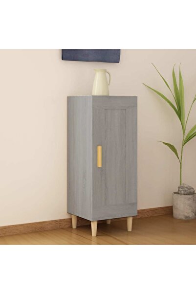 Concept Servantă, gri sonoma, 34,5x34x90 cm, lemn compozit