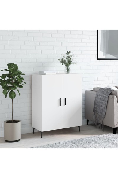 Concept Servantă, alb, 69,5x34x90 cm, lemn compozit