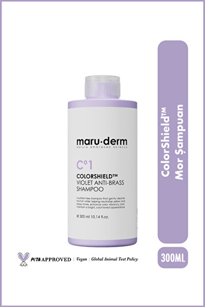 Maru.Derm Colorshield ™   Purple Shampoo – Anti-Orange and Yellow Hair Tone B...