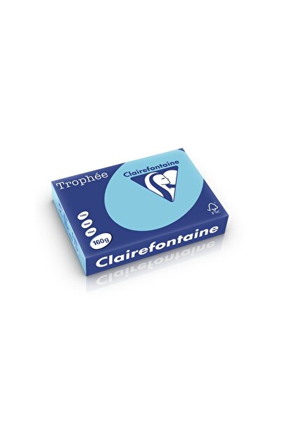 Clairefontaine Carton A4 160 g/m² culoare deschisă 250 coli/bloc albastru