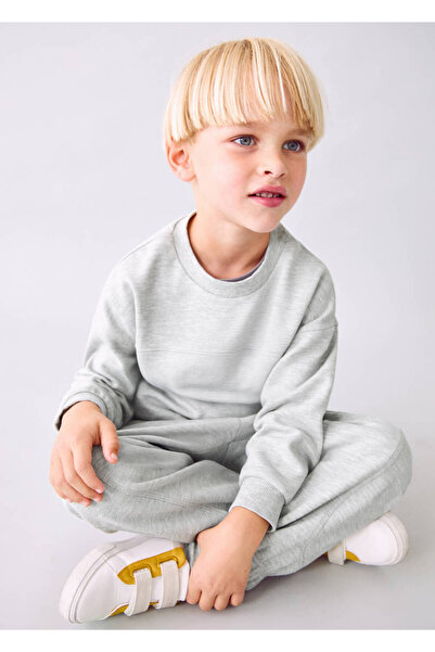 MANGO Baby Geniş kesim koton sweatshirt