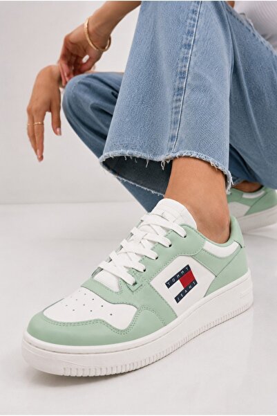 Tommy Hilfiger Tjw Leather Basketball Sneakers
