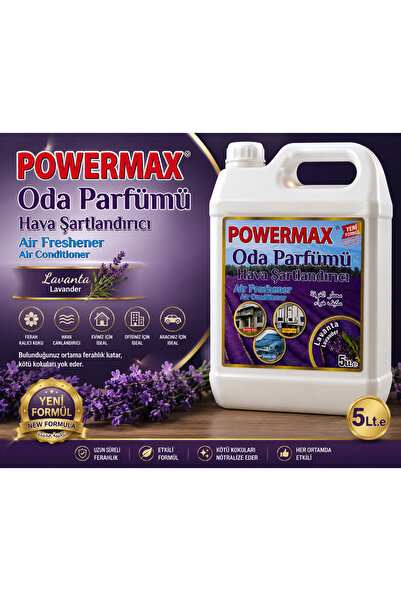 powermax LAVANTA FERAHLIĞI ORTAM PARFÜMÜ 5 LİTRE KALICI FERAHLIK VE HUZUR VER...