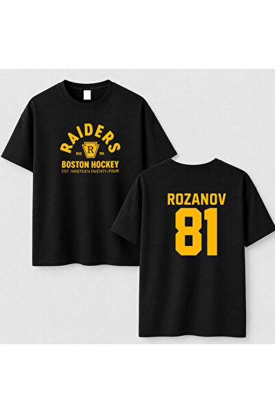 Heated Rivalry Ilya Rozanov Printed Double Sided Black T-ShirtT-shirt