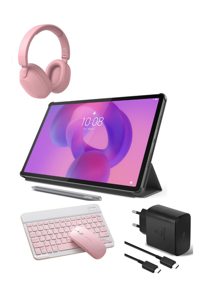 LENOVO Idea Tab 8GB 128GB 11" 2.5K GRİ Tablet+Kılıf+Kalem +Klavye+Mouse+şarj ...