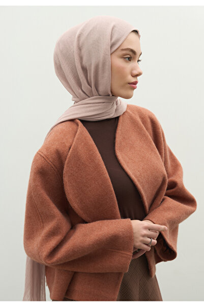 Freshscarfs Kaşmir Dokulu Şal Pudra