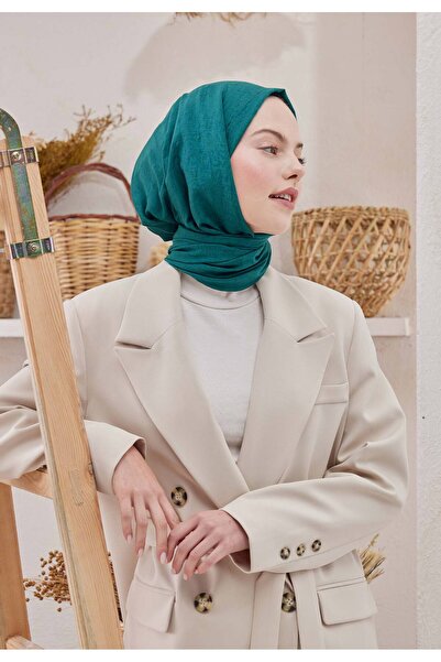 Freshscarfs Petrol Bambu Şal