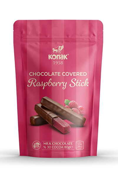 KONAK Sütlü Çikolata Kaplı Frambuaz Çubuğu 80 GR