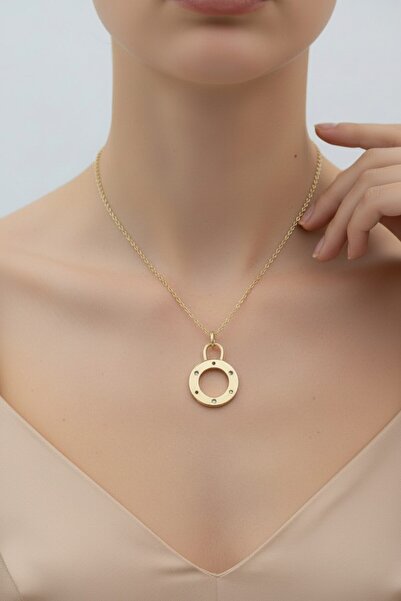 XUPING JEWELRY قلادة من الزركون المستدير من ستايل إنساي/شوبينغ للمجوهرات