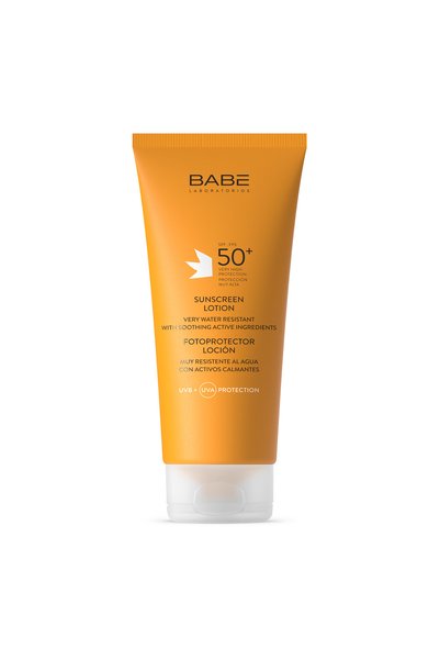 Babe Laboratorios Sunscreen Lotion Spf50+ 200ml - High Protection Body Sunscreen Lotion