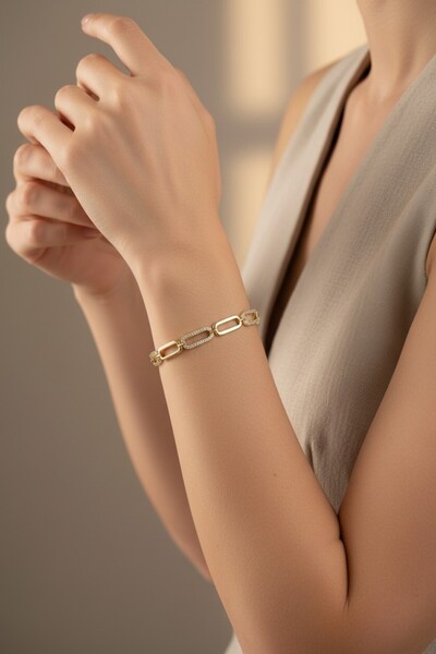 XUPING JEWELRY سوار من ستايل إنسي/مجوهرات شوبينغ مرصع بحجر الزركون
