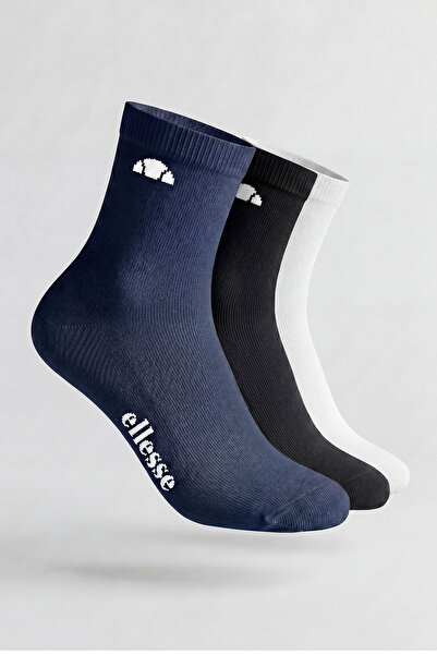 Ellesse Men's 3-Piece Multi-Color Socks 6Sm9020-Mlt