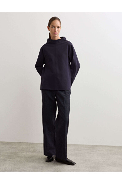 Marks & Spencer Jersey Yaka Detaylı Bluz