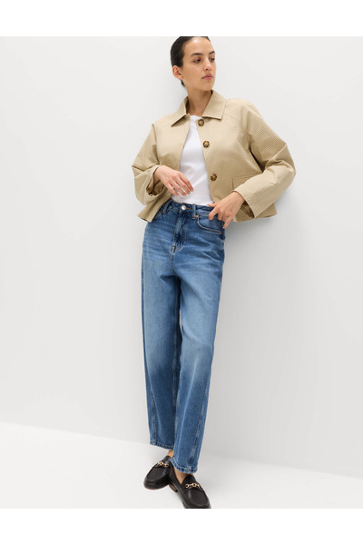 Marks & Spencer Yüksek Bel Carrot Leg Jean Pantolon