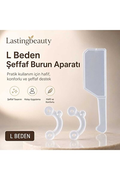 lasting beauty 2 li şeffaf burun kaldırma aparatı burun bandı burun horlama a...
