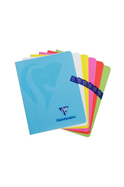 Clairefontaine Caiet capsat A5+ (16,5 x 21 cm), 36 de pagini, Mimesys matematică