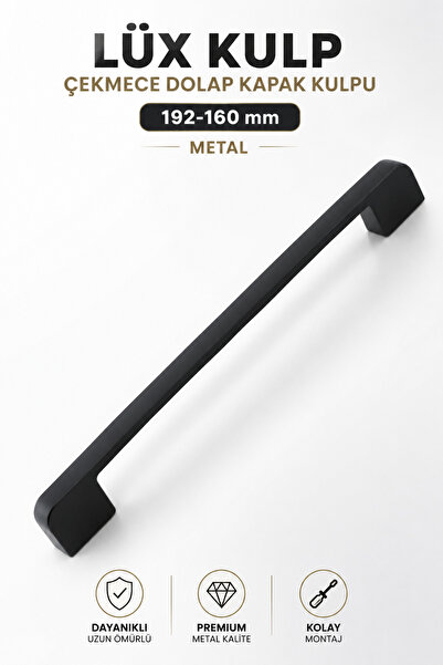 NZB Metal Kulp 192 mm -19.2 cm Mobilya Çekmece Mutfak Dolabı Dolap Kulpları K...