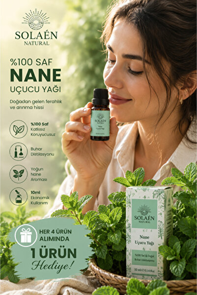 Solaennatural زيت النعناع العطري الطبيعي النقي 100% من سولاين 10 مل