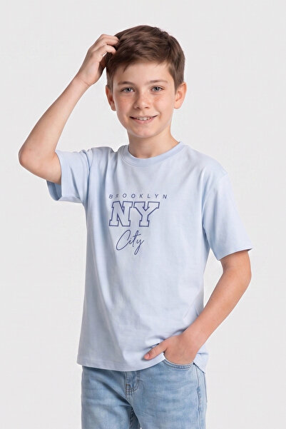 Fulla Moda Brooklyn City Printed Boys' T-Shirt