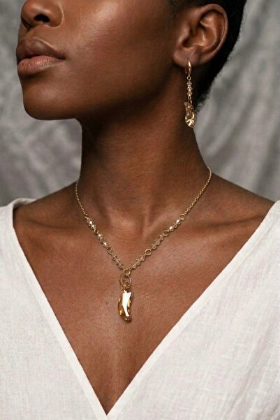 Camellie KY Jewels Golden Shadow S | Şampanya Gold Ton Şeffaf Premium Avustur...