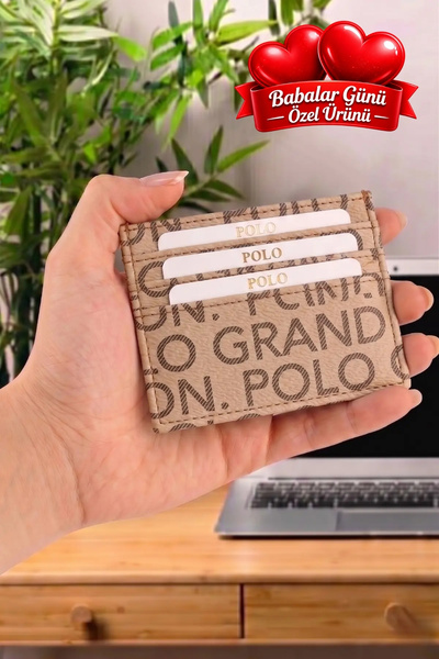 POLOGRAND London Gift for Father Super Slim Thin Model 6 Credit Card 1 Money ...