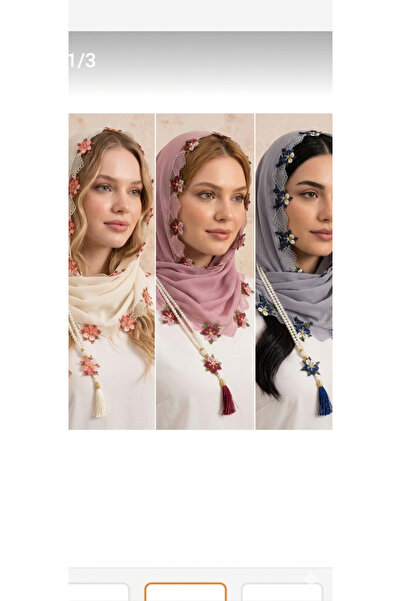 NUMİSTORE İğne oyası üçlü namaz örtüsü