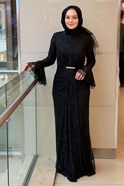 Mahal Fashion Night Lez Dantel Abiye Elbise