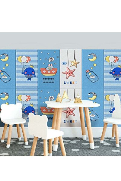 Arabest 5-Pack Peel & Stick Wall Padding for Kids, Foam Panels for Headboard ...