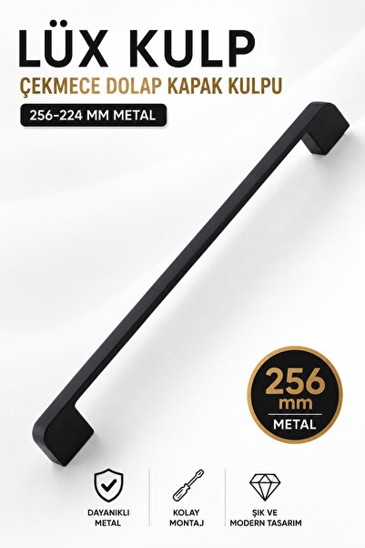 NZB Metal Kulp 256 mm - 25.6 cm Mobilya Çekmece Mutfak Dolabı Dolap Kulpları ...
