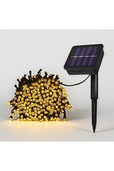 Sezy 12 Metre Güneş Enerjili Solar Bahçe Aydınlatma Led Işık Lamba Siyah Dış ...