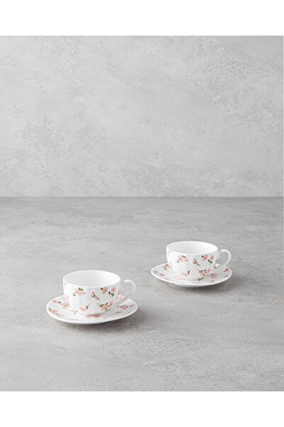 English Home Cordelia New Bone China 4 Parça 2 Kişilik Kahve Fincan Takımı 90...