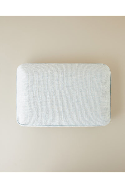 English Home Cool Touch Serin Tutan Visco Yastık 60x40x15 cm Mavi