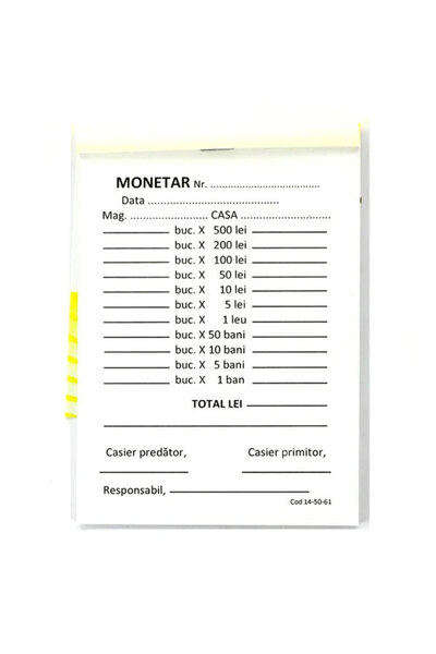Om MONETAR 2 COPIEURI AUTOCOPIANTE