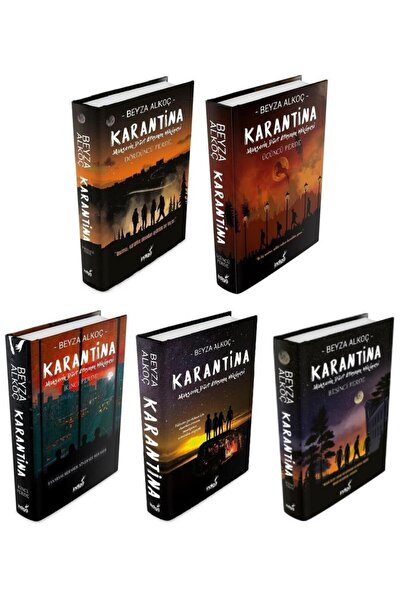 İndigo Kitap Karantina Serisi 5 Kitap CİLTLİ BEYZA ALKOÇ