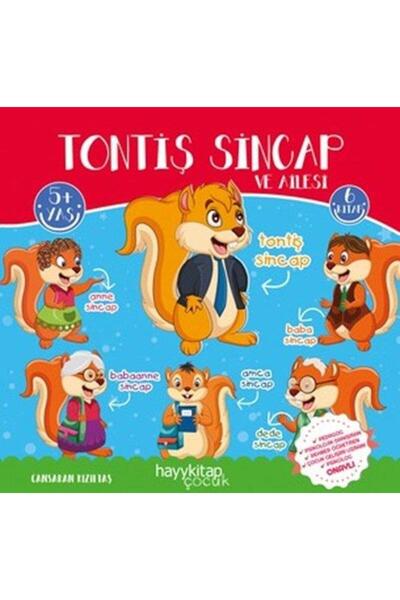 hayykitap Tontiş Sincap ve Ailesi Öykü Seti 6 Kitap