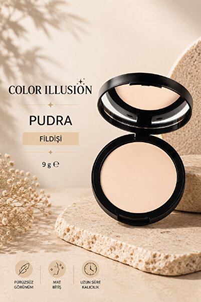 Huncalife Color Illusion Pudra Fildişi 9 gr