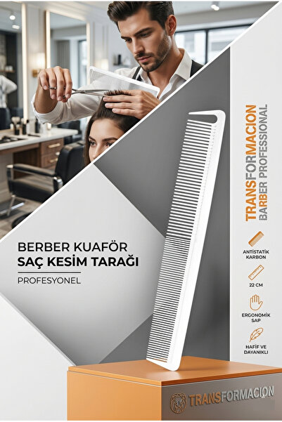 Transformacion Profesionalni češalj za šišanje od karbona - antistatički češa...