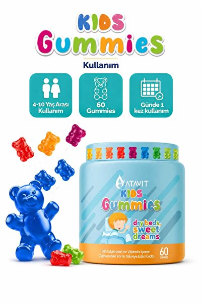 Atavit KİDS DRY BEDS SWEET GUMMIES 60 ADET