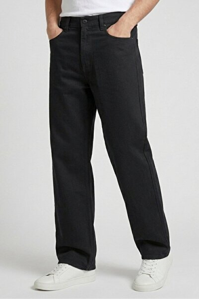 G-STAR RAW Asos Design Men Straight Solid Non Stretchable Denim, Black