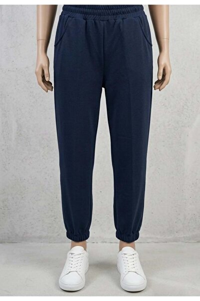 Puane 26Y18276 PANTOLON EŞOFMAN PAÇASI DİKİŞLİ ŞALVAR KESİM PİKE KUMAŞ LACI