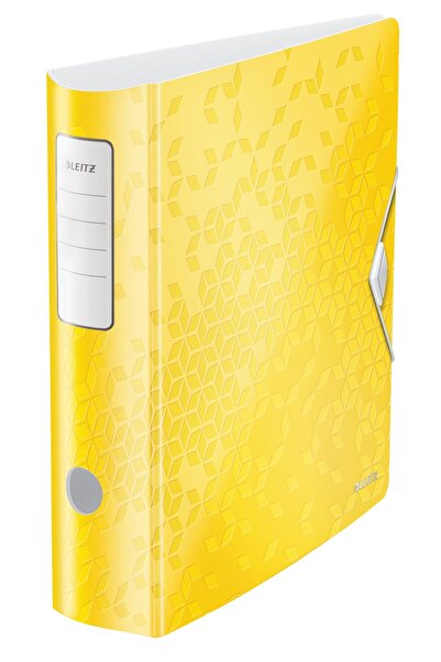 Leitz Liant plasticizat 8,2 cm 180 de grade Galben Active Wow