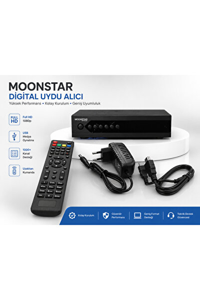 OEM MOONSTAR FULL HD KASALI DSR-6500 BLUE (KARAVAN VE TÜPLÜ TV LERE UYGUNDUR)